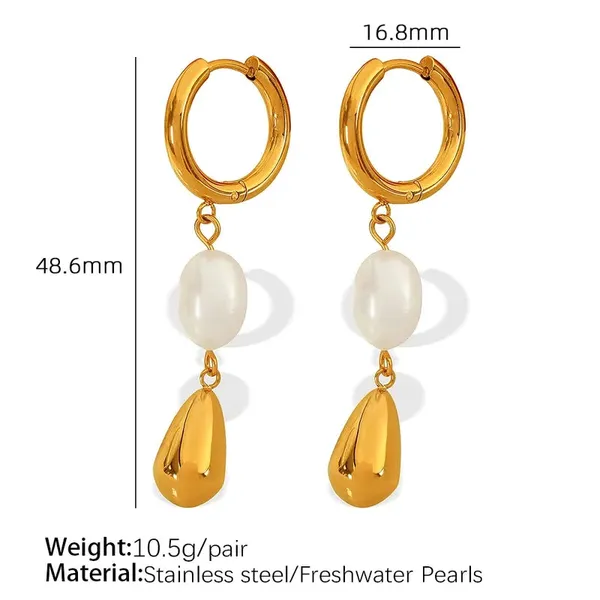 Gold_Pearldrop_Earrings_For_Women